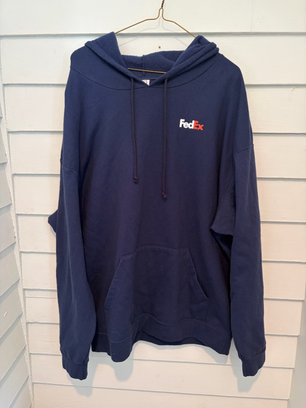Navy blue FedEx hoodie men’s size 2XL 
Work wear